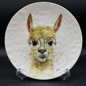 Pier 1 Llama Salad/Dessert Plate MINT Condition